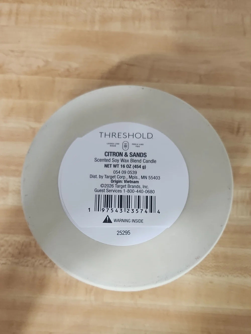 Threshold Soy Wax Blend Candle